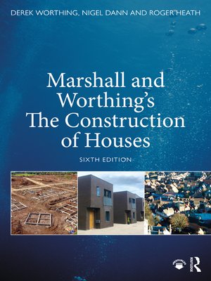 cover image of Marshall and Worthing's the Construction of Houses